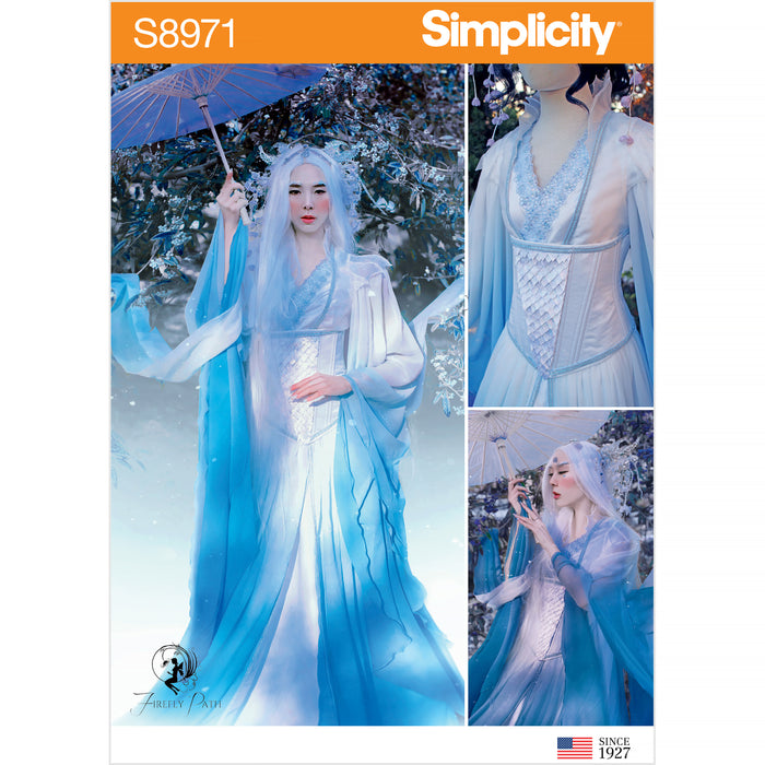 S8971 Misses' Fantasy Costume. Size: 32-48