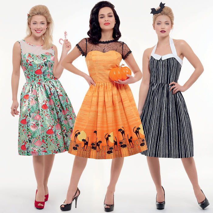 S8979 Misses' Classic Halloween Costume. Size: 32-50