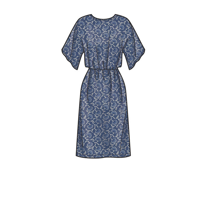 S9010 Misses' Dresses with Length Variation. Size: 32-48