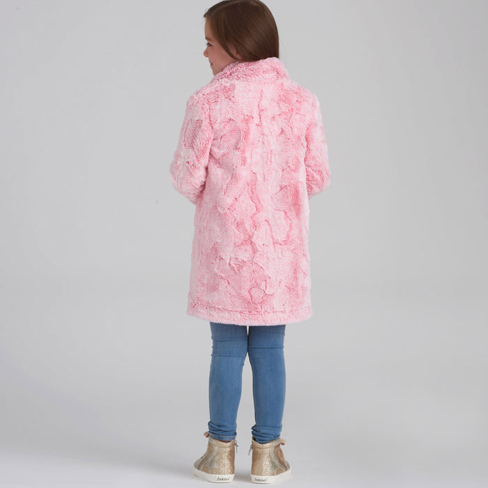 S9027 Children's & Girls' Lined Coat. Size: 3-14 y