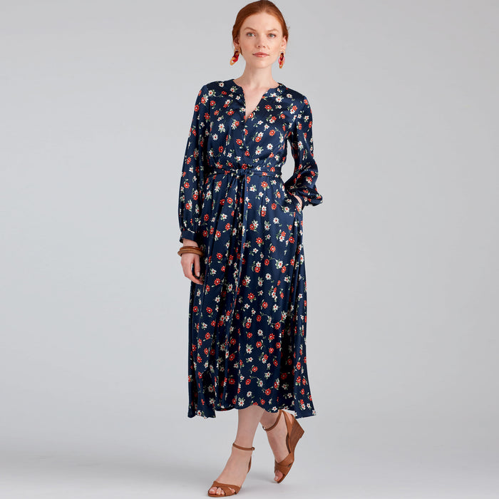 S9041 Misses' Dresses In Three Lengths With Sleeve Variations. Size: 32-50