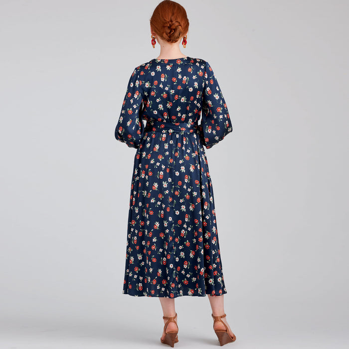 S9041 Misses' Dresses In Three Lengths With Sleeve Variations. Size: 32-50