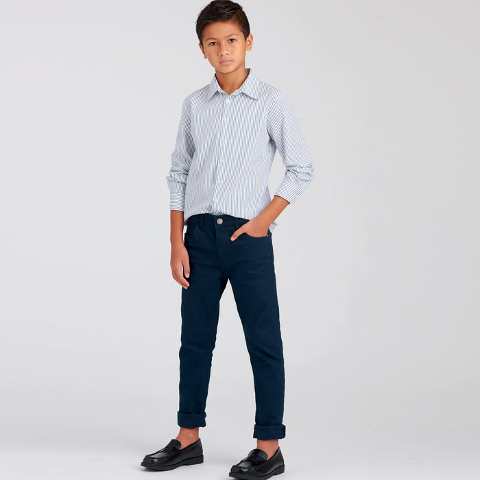 S9056 Children's & Teen Boys' Shirts. Size: 3-16 y