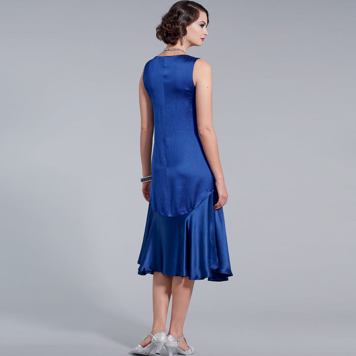 S9088 Misses' Flapper Costumes. Size: 32-48