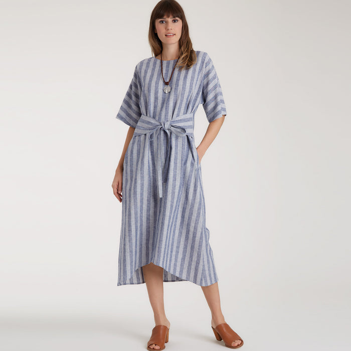 S9101 Misses' Pullover Dresses In Two Lengths. Size: XXS-XXL (30-52)