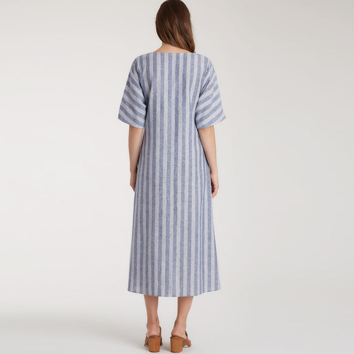 S9101 Misses' Pullover Dresses In Two Lengths. Size: XXS-XXL (30-52)