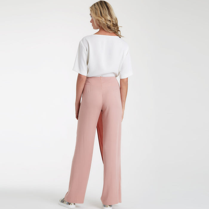 S9111 Misses' Faux Wrap Pants, Skirt & Shorts. Size: 32-50