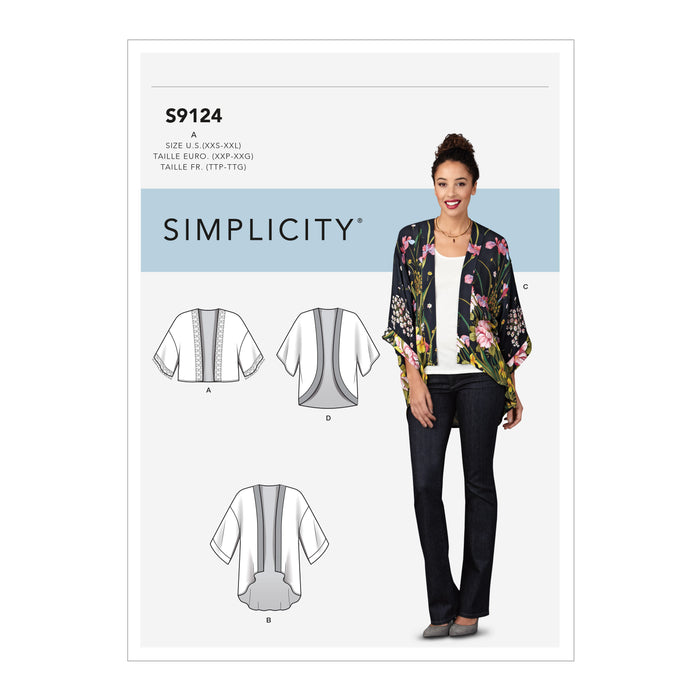 S9124 Misses' Jackets. Size: XXS-XXL (30-52)