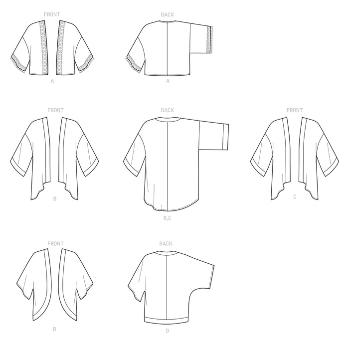 S9124 Misses' Jackets. Size: XXS-XXL (30-52)