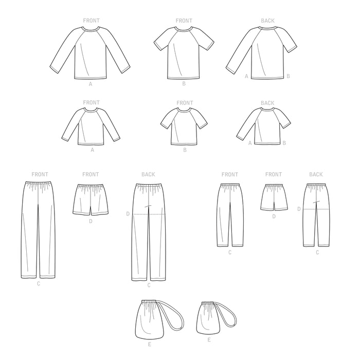 S9128 Men's & Boys Sleepwear. Size: S-L / S-XL
