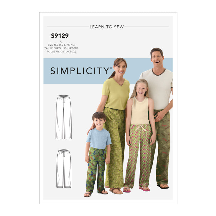 S9129 Unisex Sleepwear. Size: Kid´s XS-L (4-16 y) / Adults XS-XL