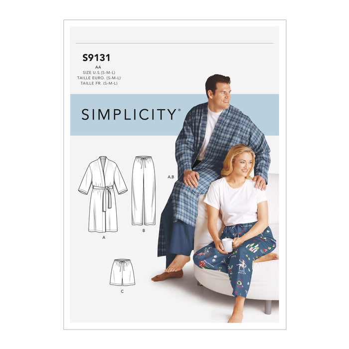 S9131 Unisex Sleepwear. Size: S-XXXL