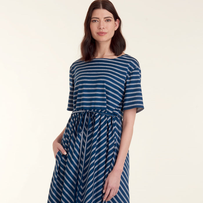 S9140 Misses' Relaxed Pullover Dress. Size: XXS-XXL (30-52)