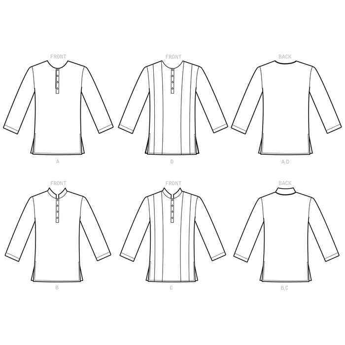 S9158 Men's Half Buttoned Shirts. Size: 44-62
