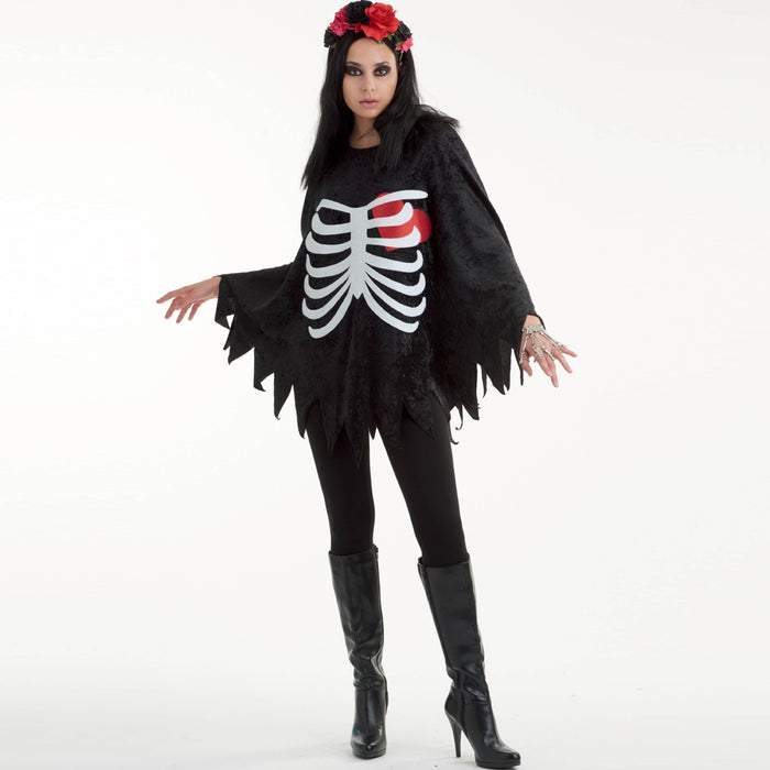 S9169 Misses' Character Poncho Costumes. Size: One Size