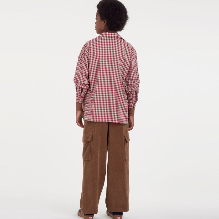 S9201 Children's & Boys' Shirt, Vest & Pull-On Pants. Size: 3-16 y