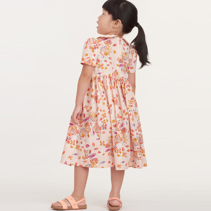 S9245 Children's Dress. Size: 3-8 y