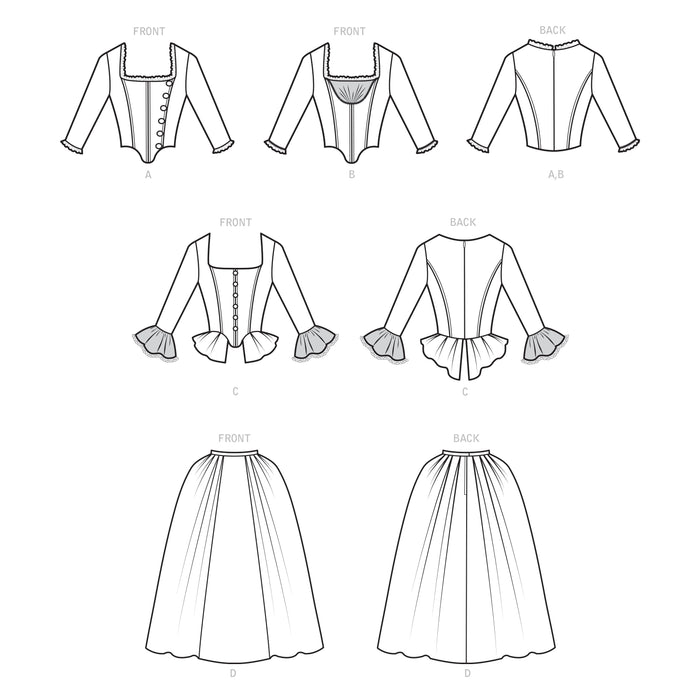S9251 Misses' Costumes. Size: 32-48