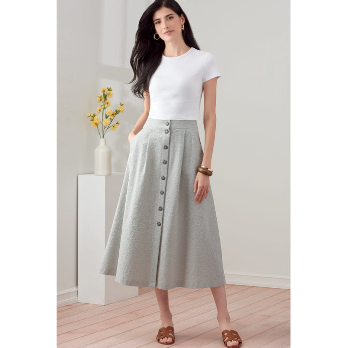 S9267 Misses' Skirt In Three Lengths. Size: 32-50