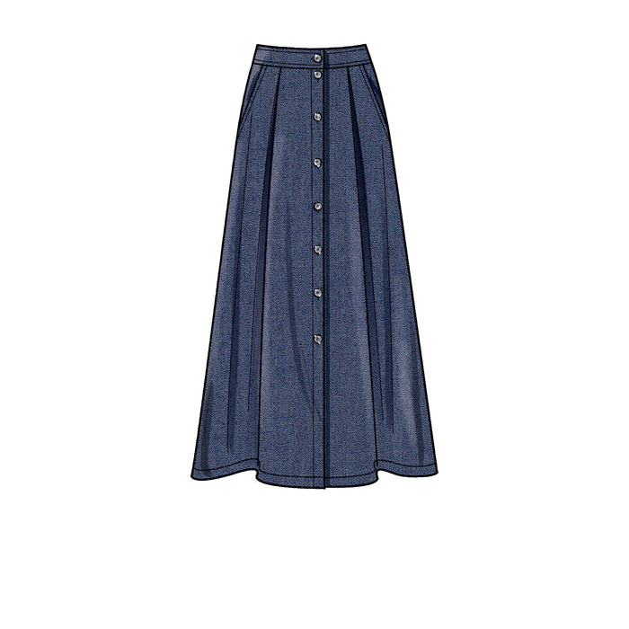 S9267 Misses' Skirt In Three Lengths. Size: 32-50