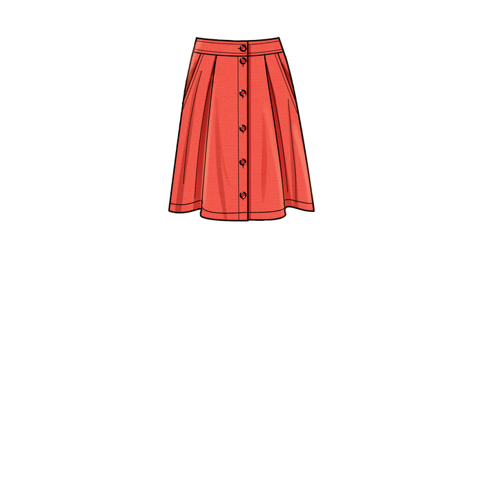 S9267 Misses' Skirt In Three Lengths. Size: 32-50