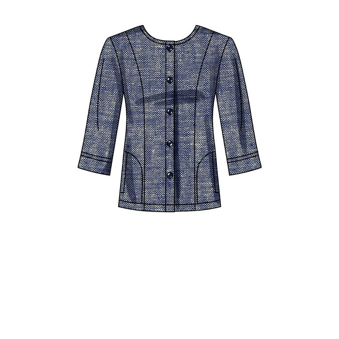 S9269 Women's Jacket, Knit Top & Pants. Size: 44-58