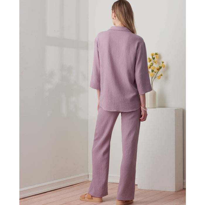 S9270 Misses' Tops & Pants In Two Lengths. Size: 32-50