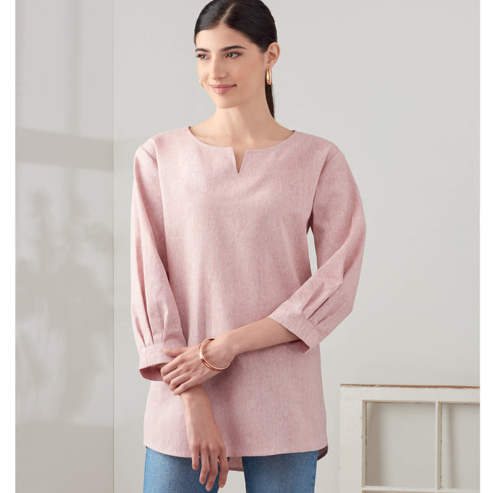 S9274 Misses' Tops In Two Lengths. Size: 32-50