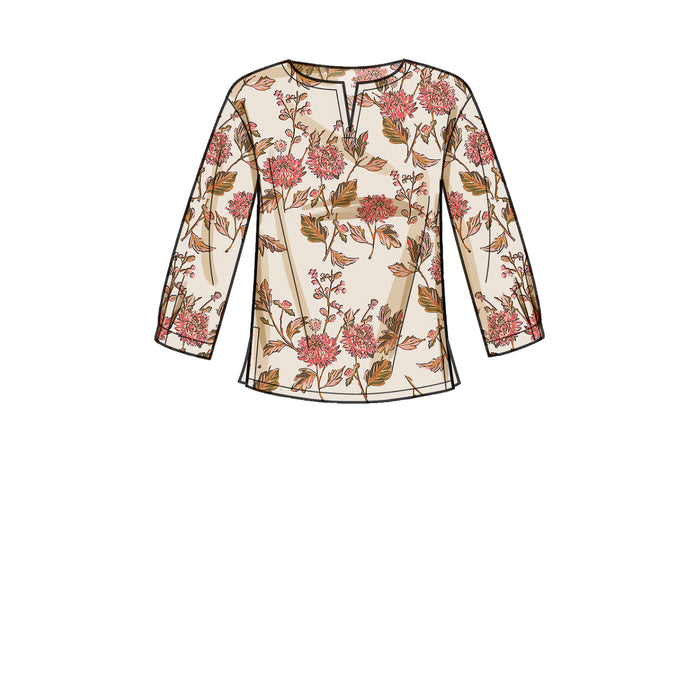 S9274 Misses' Tops In Two Lengths. Size: 32-50
