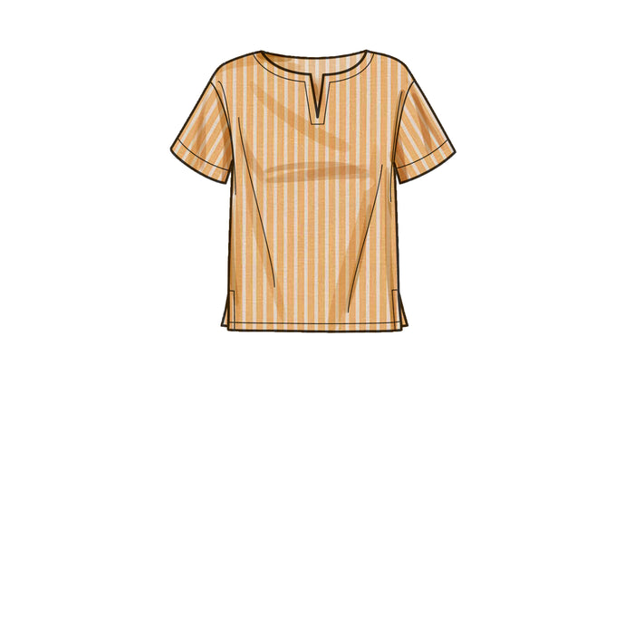 S9274 Misses' Tops In Two Lengths. Size: 32-50