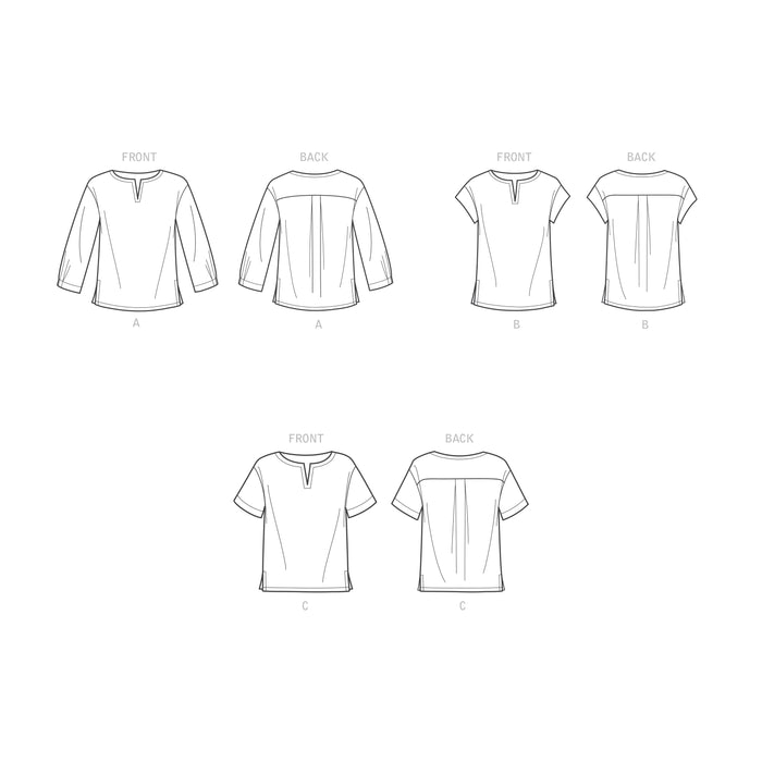 S9274 Misses' Tops In Two Lengths. Size: 32-50