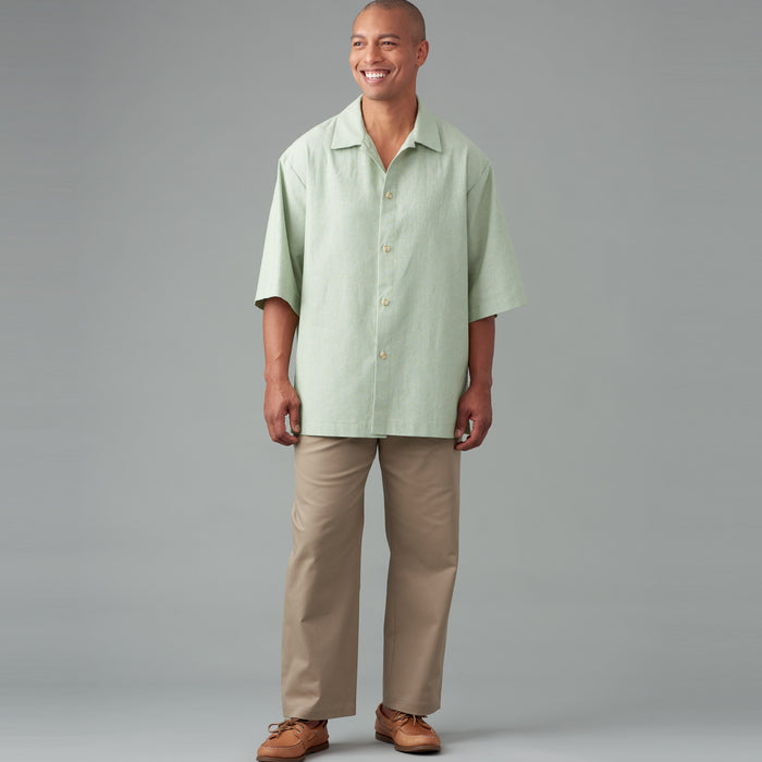 S9279 Men's Shirt In Two Lengths, Pants & Shorts. Size: 44-62