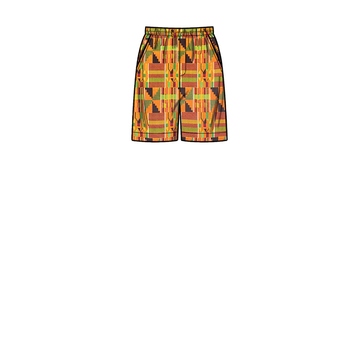 S9279 Men's Shirt In Two Lengths, Pants & Shorts. Size: 44-62