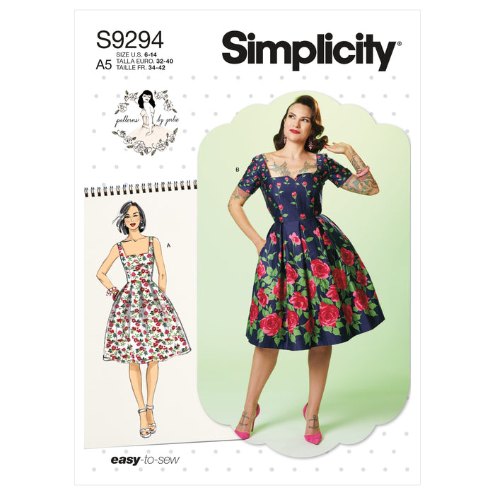 S9294 Misses' Dress. Size: 32-48