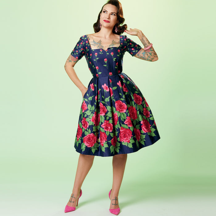 S9294 Misses' Dress. Size: 32-48