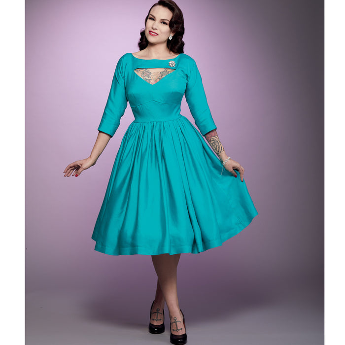 S9296 Misses' Dress. Size: 32-48