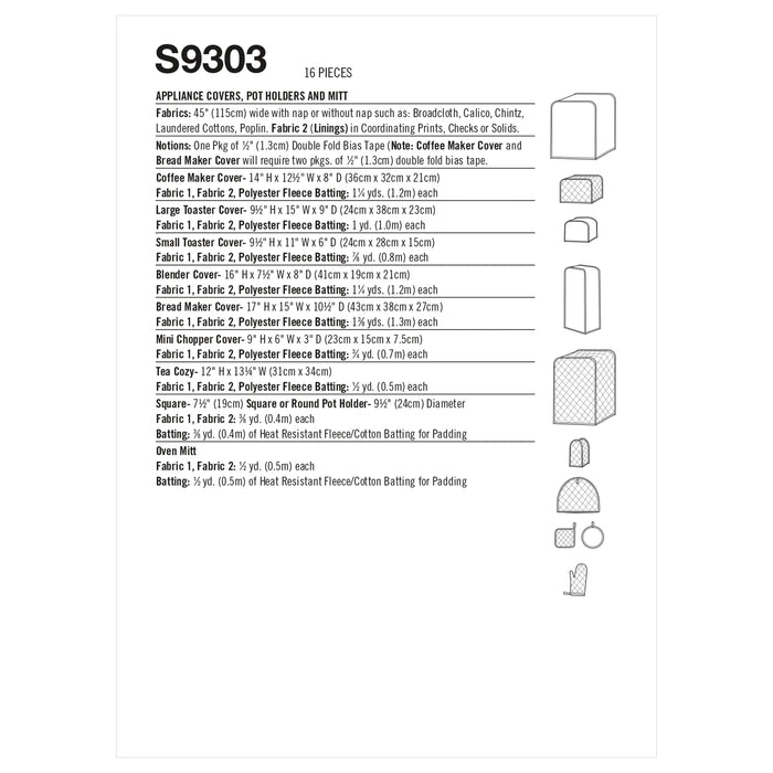 S9303 Appliance Covers