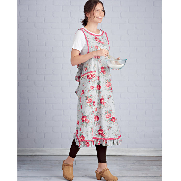 S9312 Misses' Aprons. Size: XS-XL (32-50)