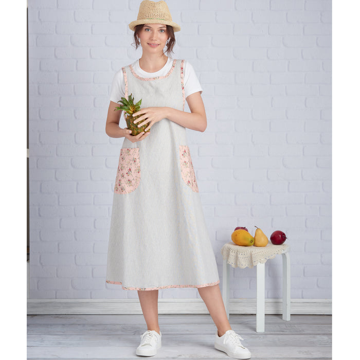 S9312 Misses' Aprons. Size: XS-XL (32-50)