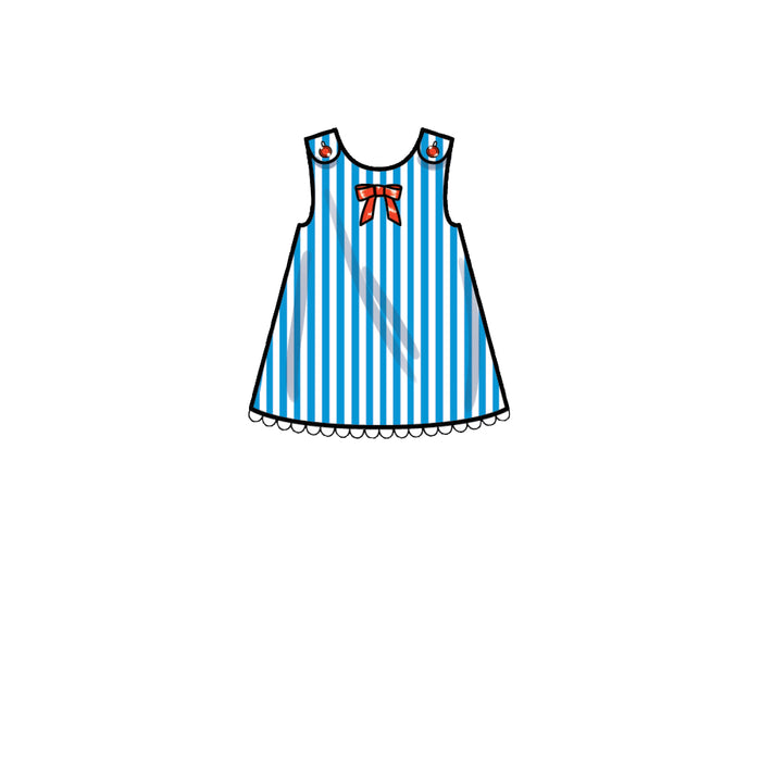 S9318 Toddlers' Tent Tops, Dresses, and Shorts. Size: 1-4 y