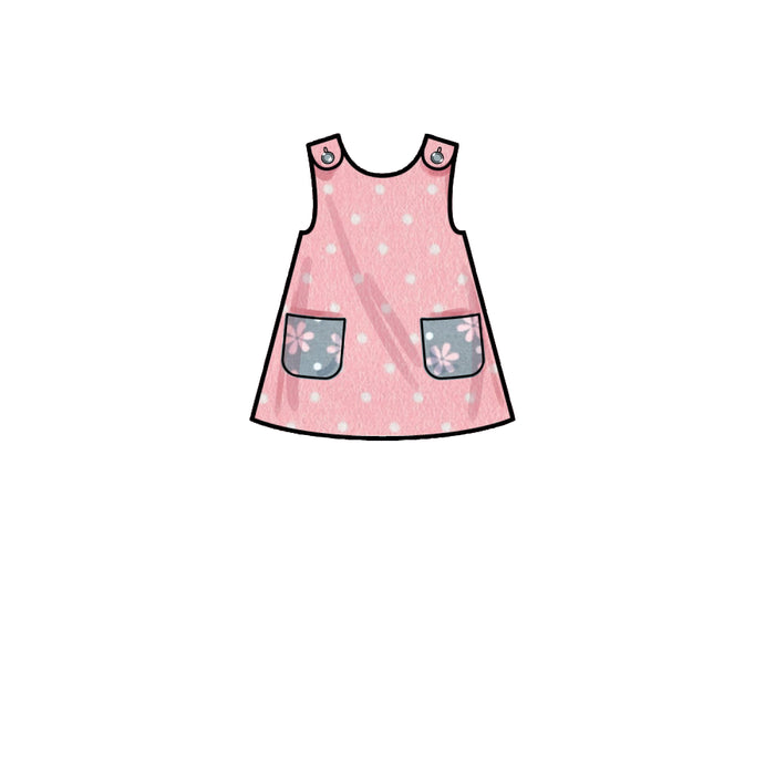 S9318 Toddlers' Tent Tops, Dresses, and Shorts. Size: 1-4 y