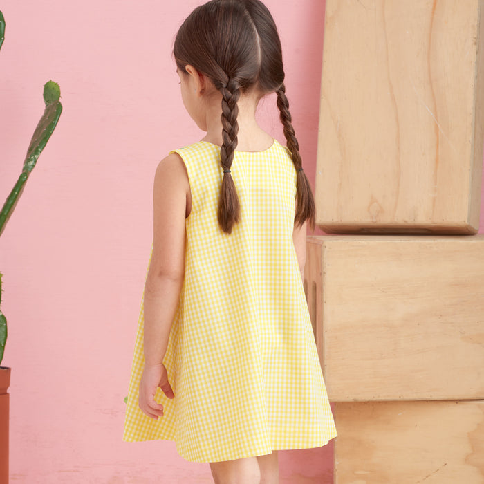 S9318 Toddlers' Tent Tops, Dresses, and Shorts. Size: 1-4 y