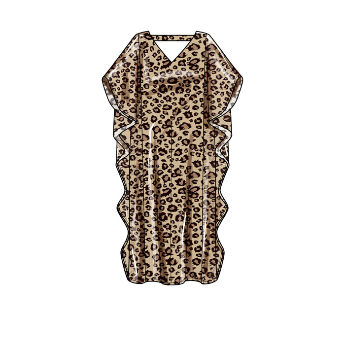 S9323 Misses' Caftans. Size: XS-XL (32-50)