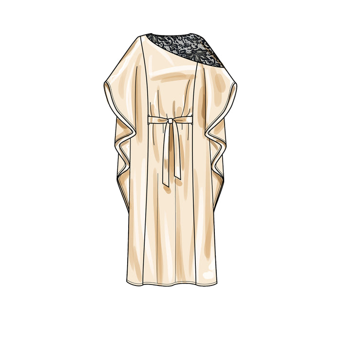S9323 Misses' Caftans. Size: XS-XL (32-50)