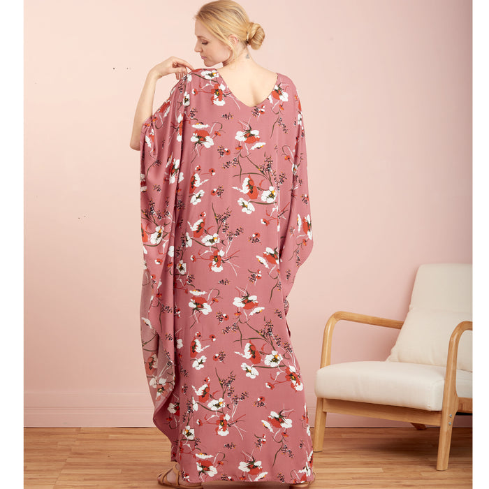 S9323 Misses' Caftans. Size: XS-XL (32-50)