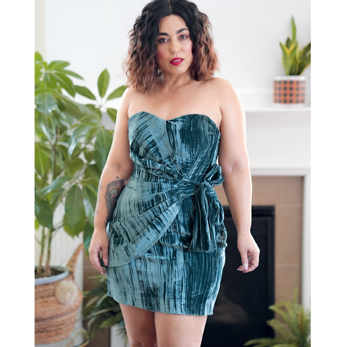 S9330 Misses' Strapless Jumpsuit and Mini Dress. Size: 32-50