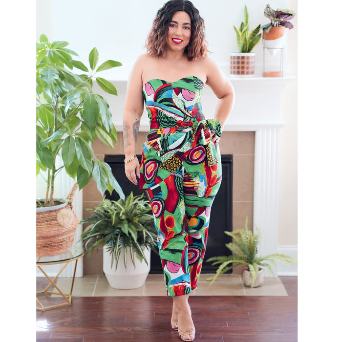 S9330 Misses' Strapless Jumpsuit and Mini Dress. Size: 32-50