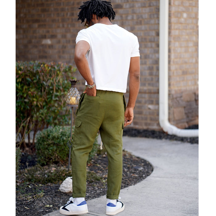 S9338 Men's Pull-On Pants or Shorts. Size: XS-XL (30-48)