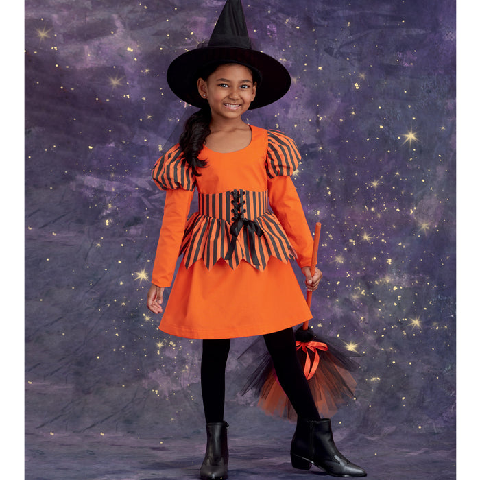 S9348 Children's and Girls' Costumes. Size: 3-14 y