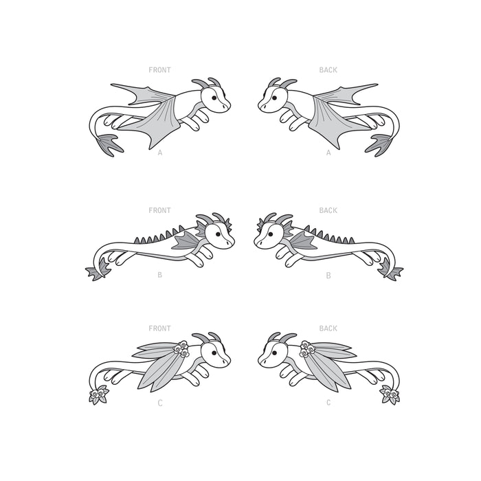 S9363 Plush Dragons